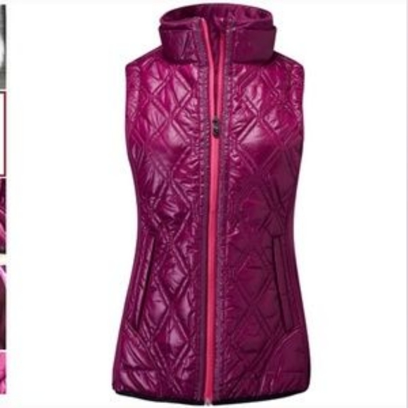 Lole Icy Vest Mulberry Quilted Sleeveless Outerwear Activewear Hiking Winter - Picture 2 of 12